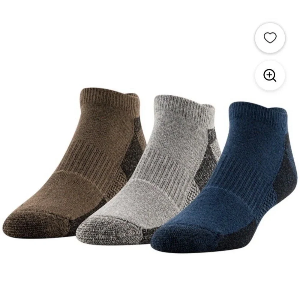Gildan Men’s Ultra Cotton Short No Show Tab Socks Assorted 3pk Size 6-12